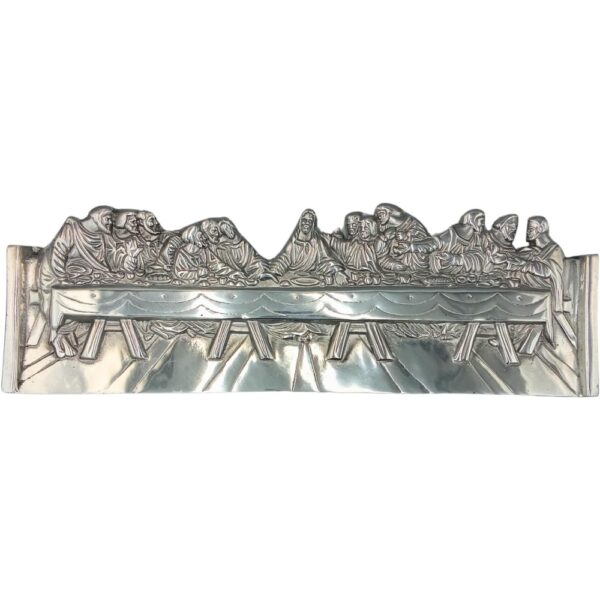 Placa Última Cena Pewter 53cm