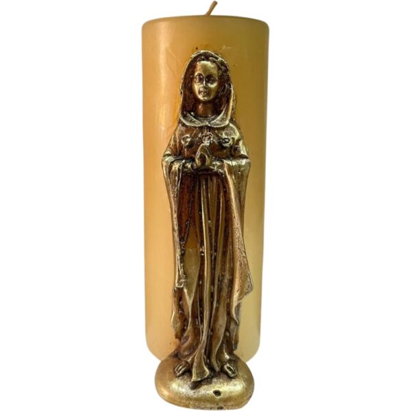 Cirio Virgen Rosa Mística